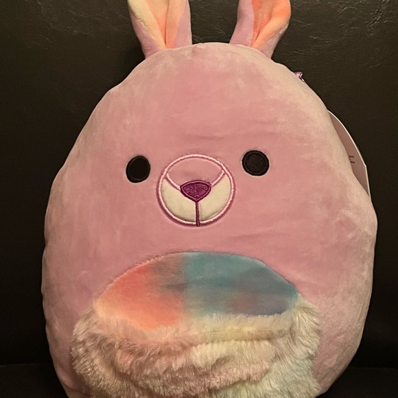 Squishmallow 8” KIKI the RAINBOW KANGAROO W/Pouch BNIB RTF Kellytoys HTF - Picture 4 of 7